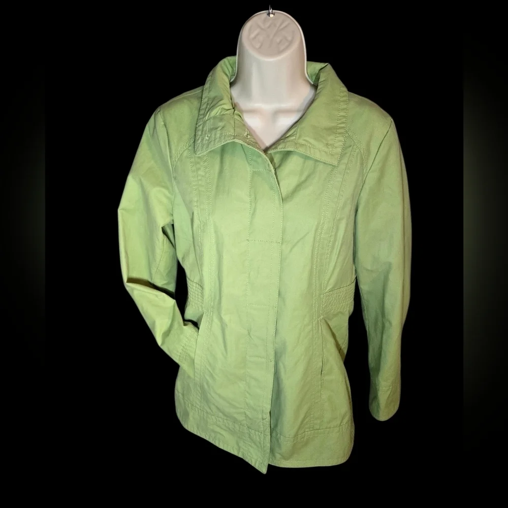 Eddie Bauer Women's Light Green Utility Jacket, EUC. Size Small